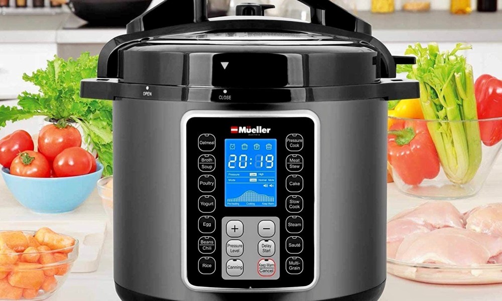 The Mueller Ultrapro pressure cooker.