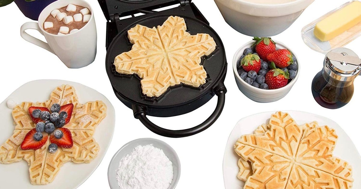 Dash Mini Waffle Maker TEXAS, 4 Nonstick, Lonestar Waffle