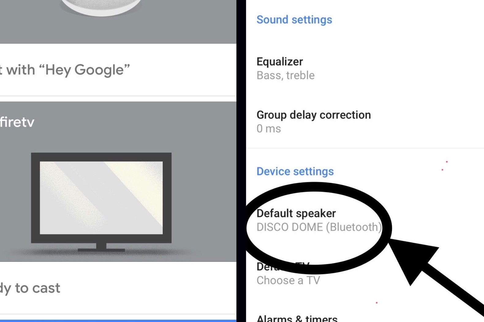 Google home cast 2024 to bluetooth speaker