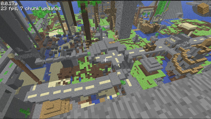 Screenshot of a simple and engaging minecraft gameplay