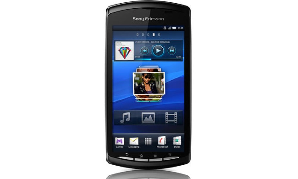 Sony Ericsson Xperia Play screen closed