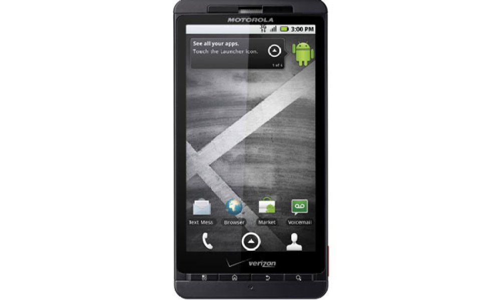 Motorola Droid X2 front display