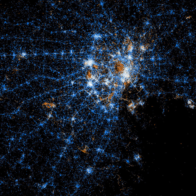 Stunning Maps Visualize Twitter And Flickr Use | Digital Trends