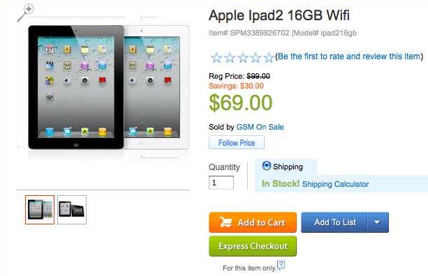 Sears accidentally lists iPad 2 for $69 – cue hoard of unhappy ...