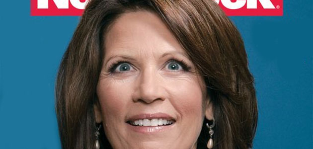 Newsweek s Michele crazy eyes Bachmann cover instantly gains