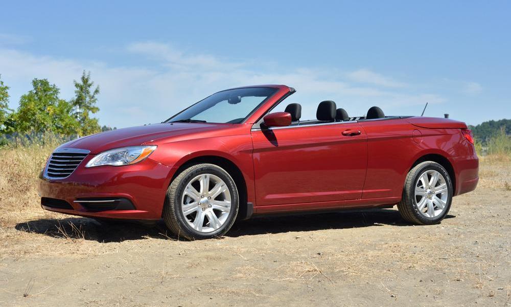 2012 chrysler 200 touring review convertible front side top down