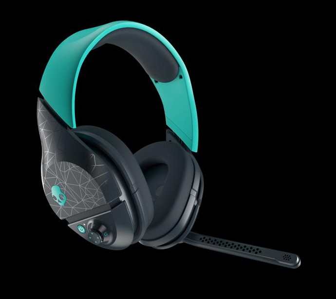 teal gaming headset