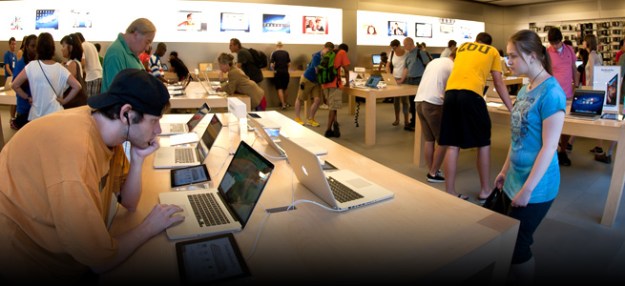 Apple retail store profits