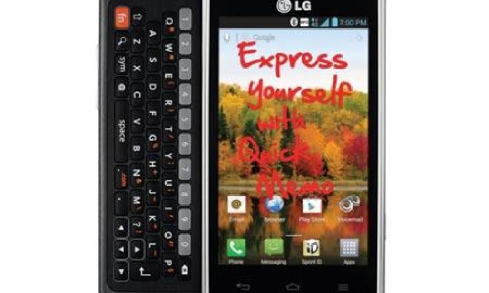 LG Mach front qwerty android phone