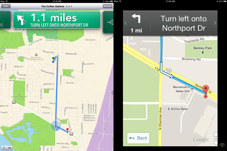 Google Maps IOS Vs. Apple Maps: An In-depth Comparison | Digital Trends