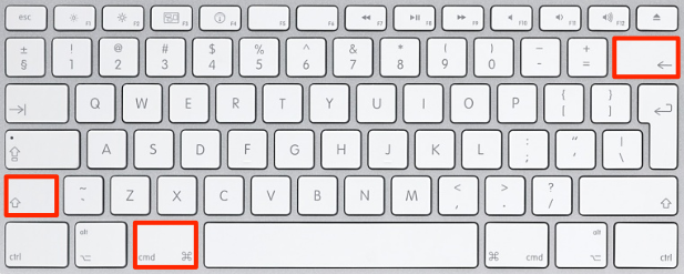 shift on mac keyboard