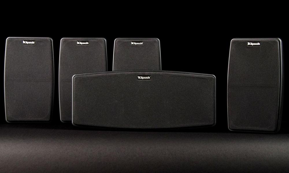 Klipsch Quintet front set angle