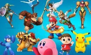 Super Smash Bros header