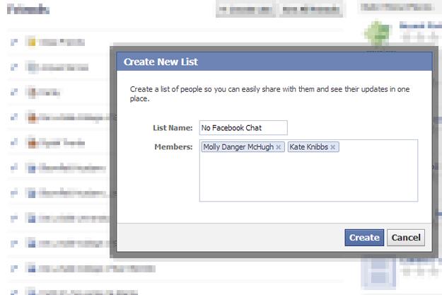 How To Create a Friend List In Facebook Chat