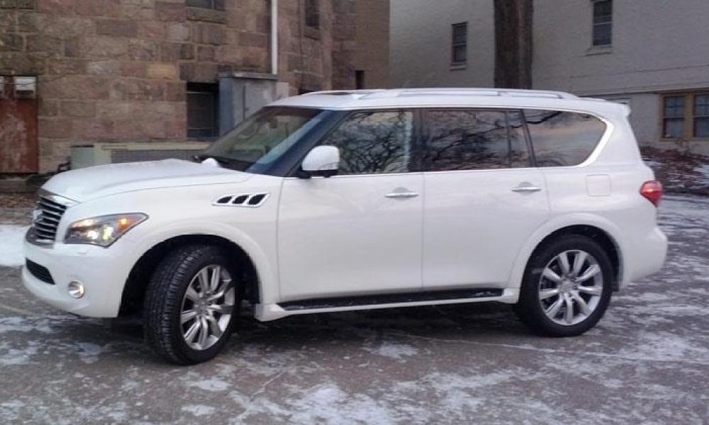 2012 infiniti qx56 review white side