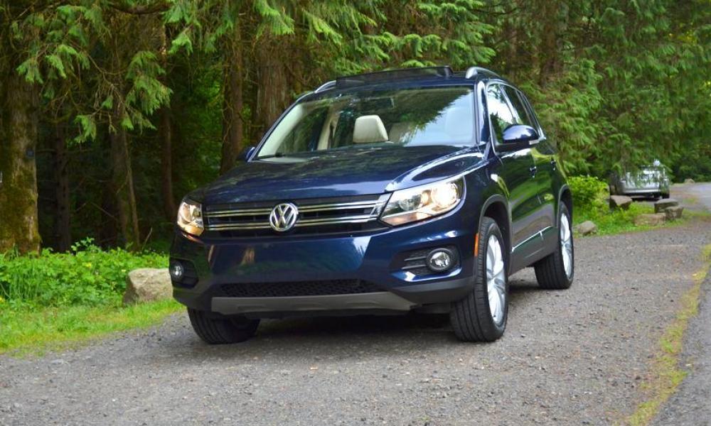 2012 volkswagen tiguan review volkswagn exterior front left