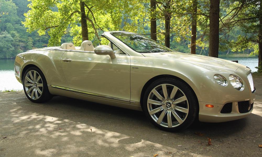 2014 Bentley Continental GTC exterior right angle