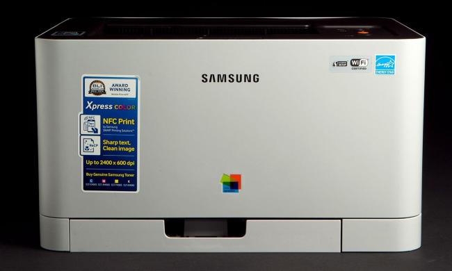Samsung C410W Printer front closed