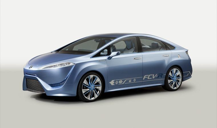 Prius hydrogen store fuel cell