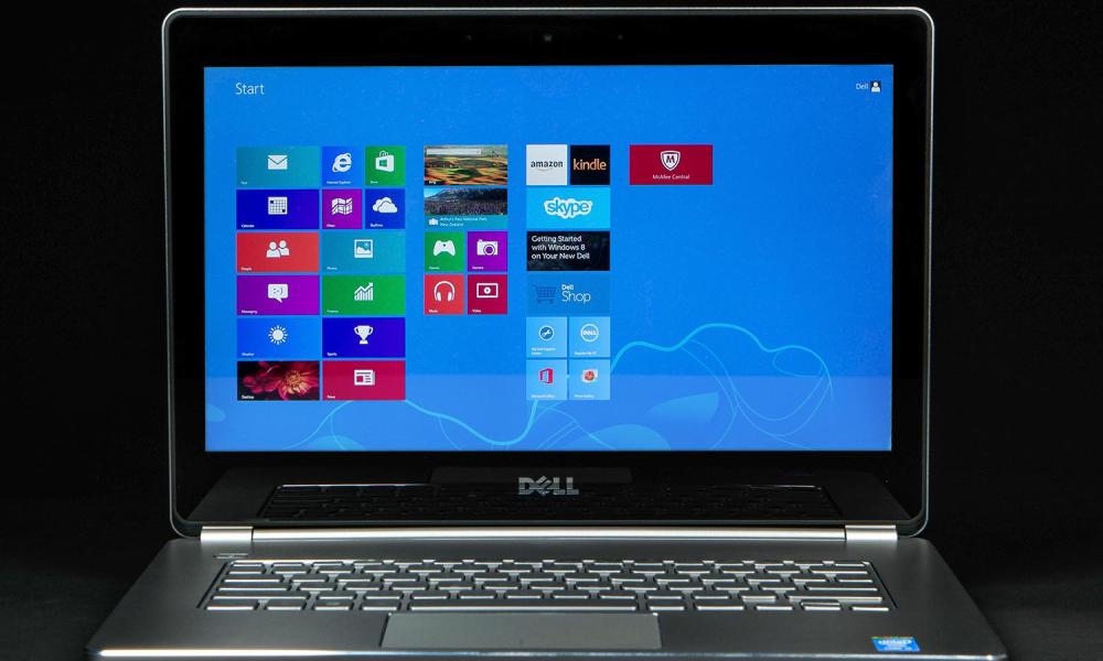 Dell Inspiron 14 7000 front windows 8