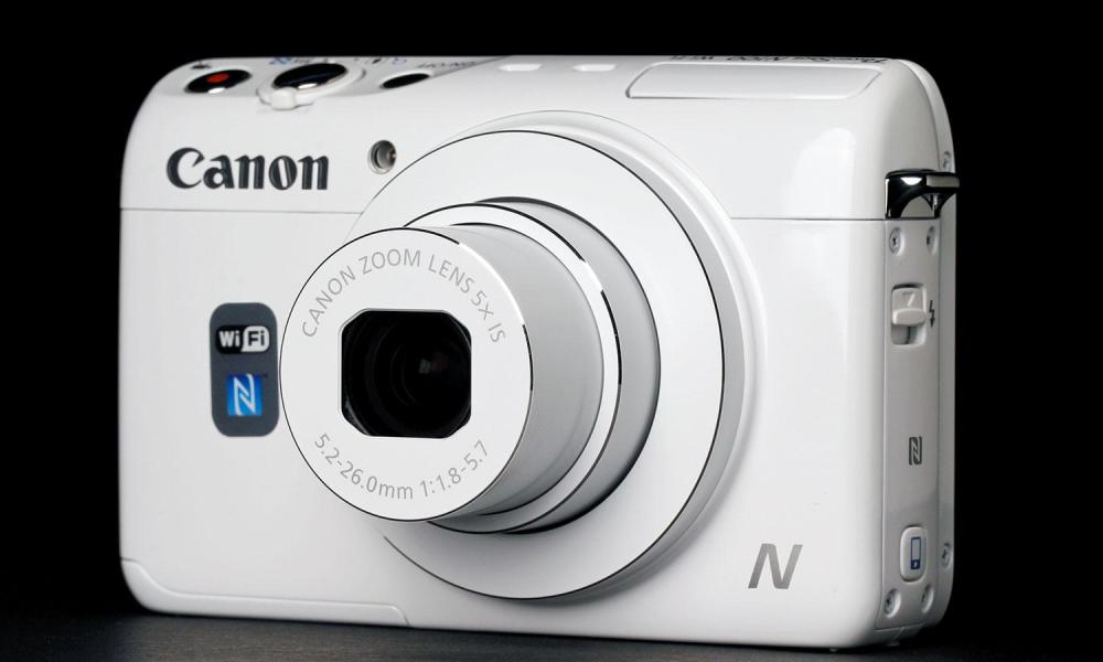 Canon N100 front left angle