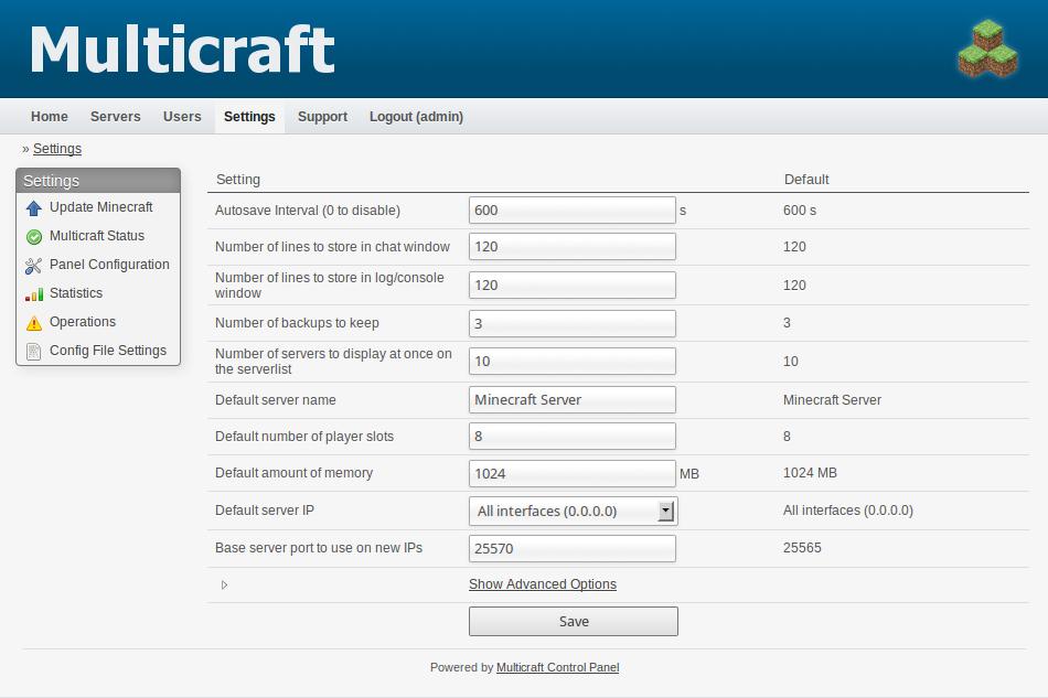 Multicraft - Minecraft Servers Wiki