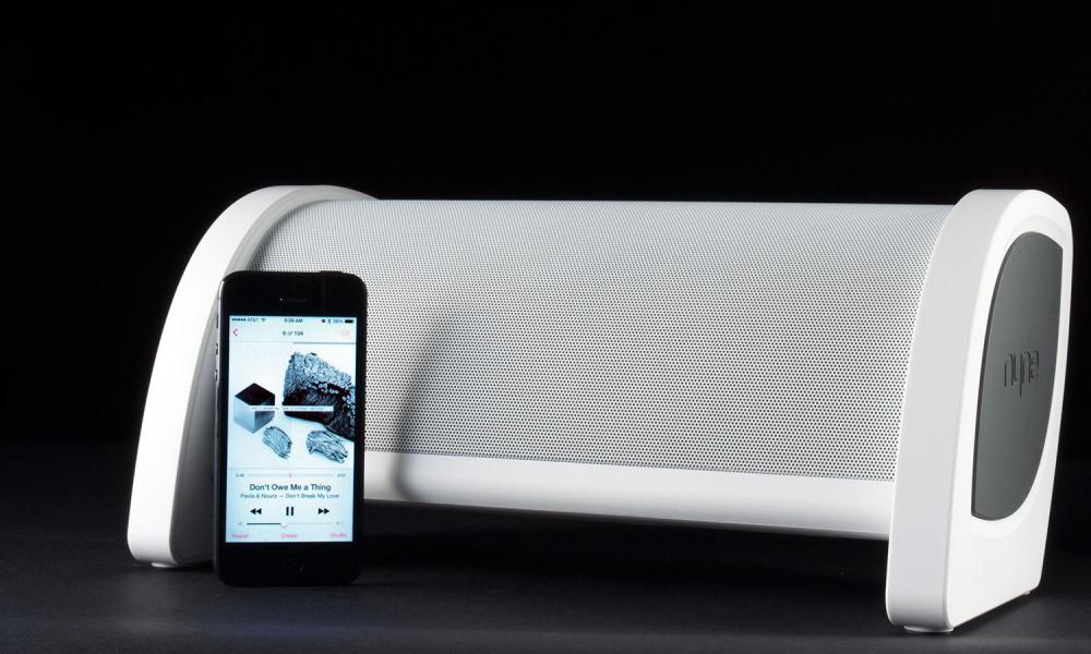 Nyne bass speaker iPhone scale