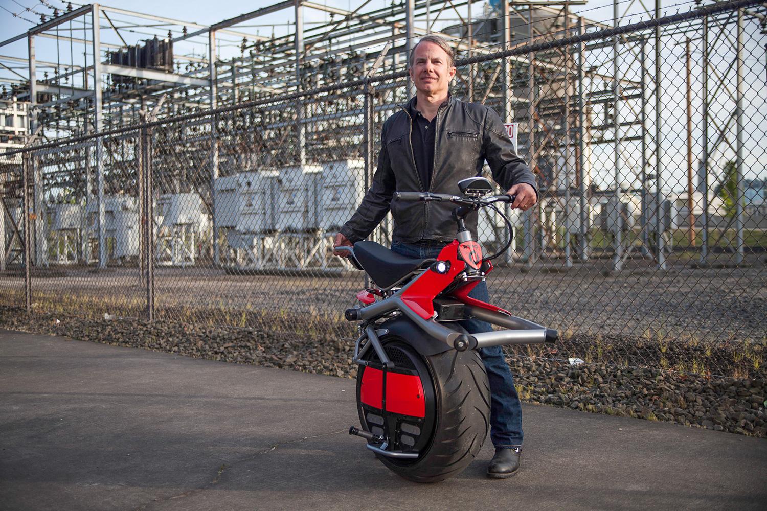 Test riding the Ryno self balancing one wheeled electric motorcycle Digital Trends