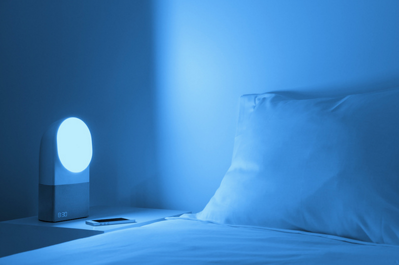 blue wake up light