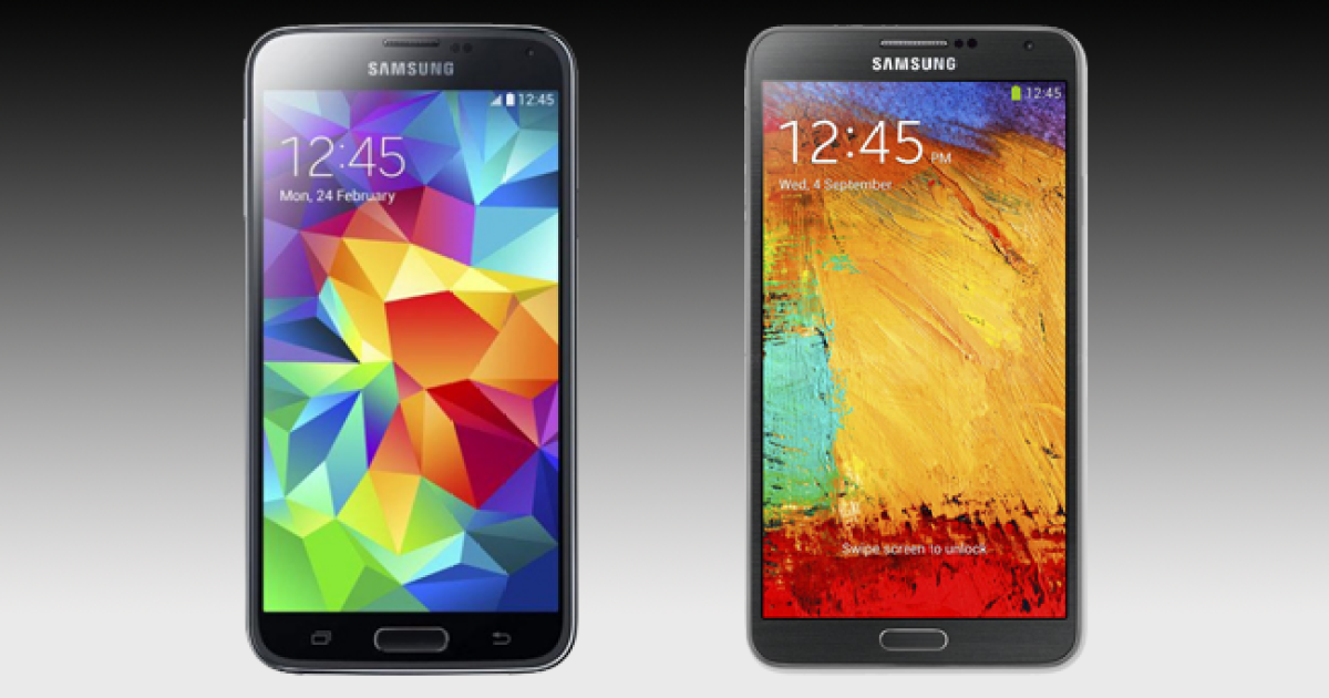 Galaxy S5 Vs Galaxy Note 3 Spec Comparison Digital Trends