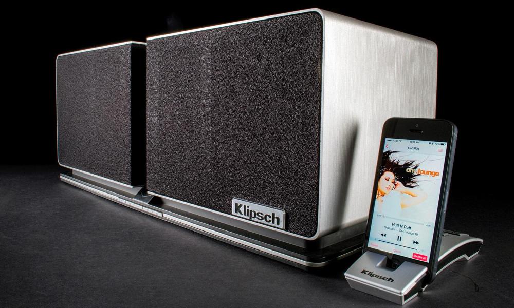 Klipsch Stadium review wireless speaker app angle 2