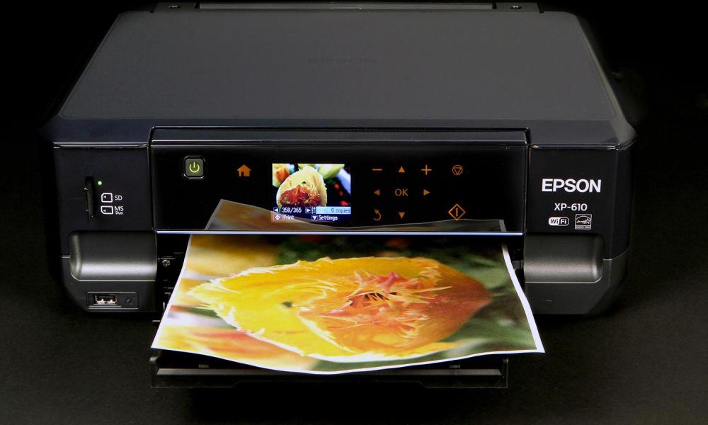 EPSON XP 610 front top