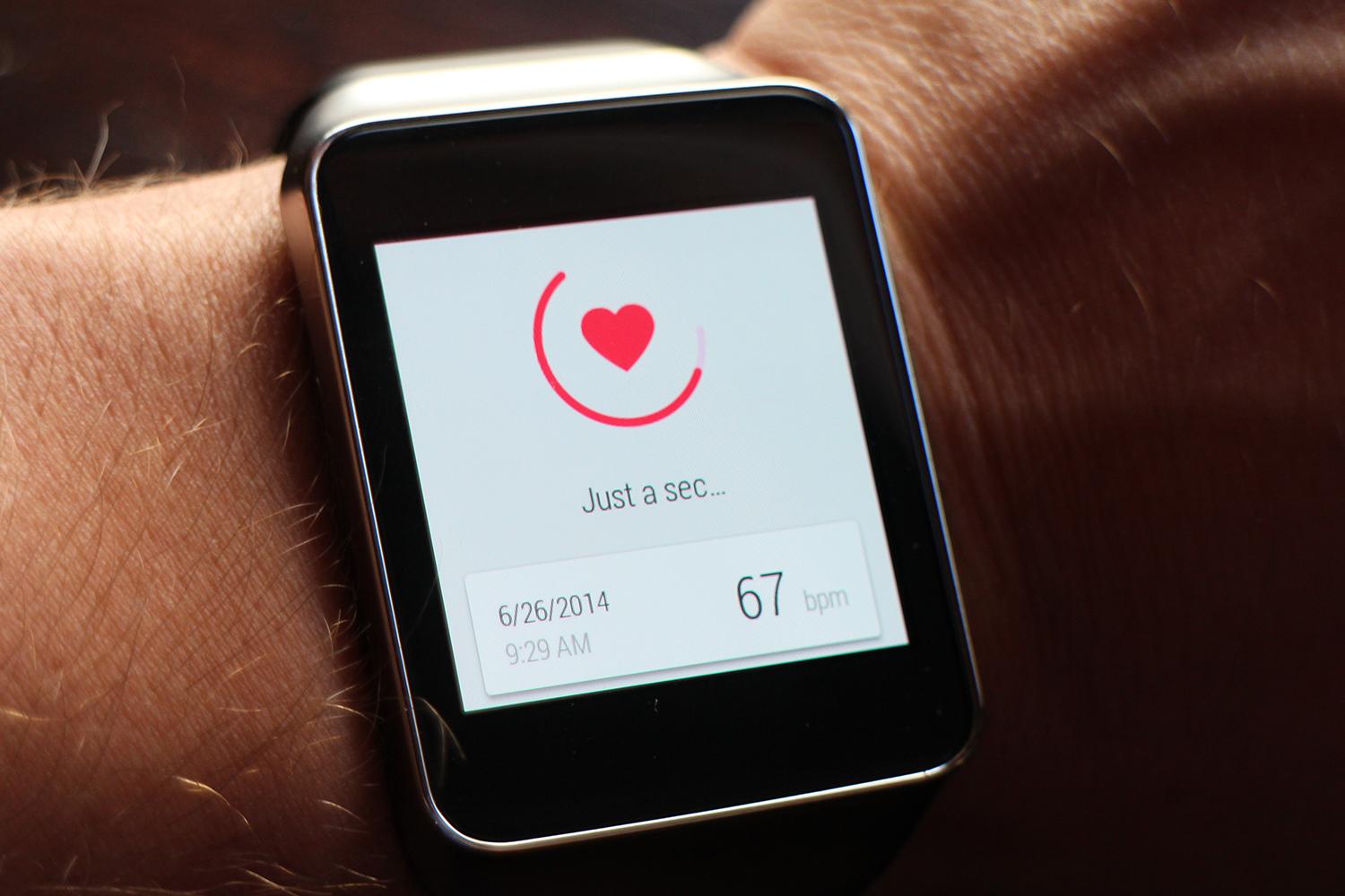 Android wear heart on sale rate