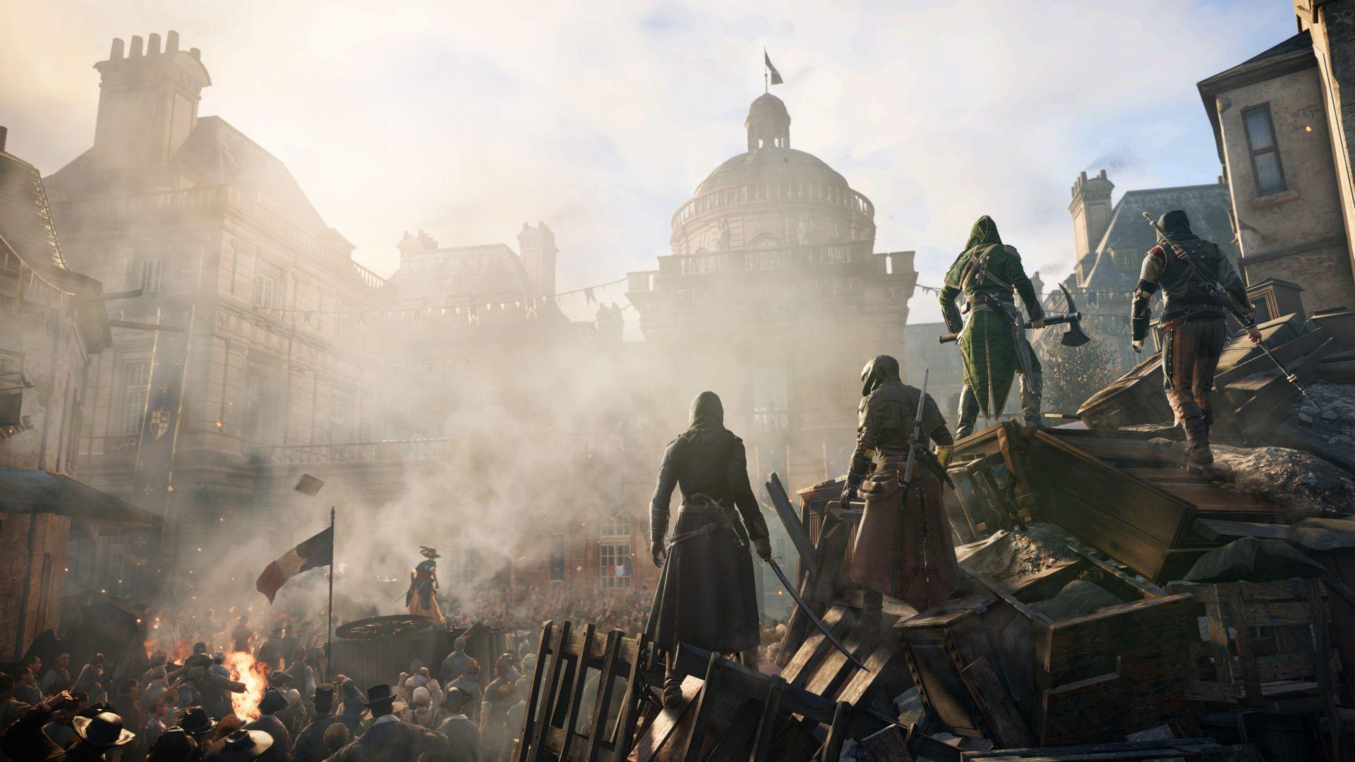 Assassin's Creed Unity Video Game 2014 Ultra HD Desktop Background