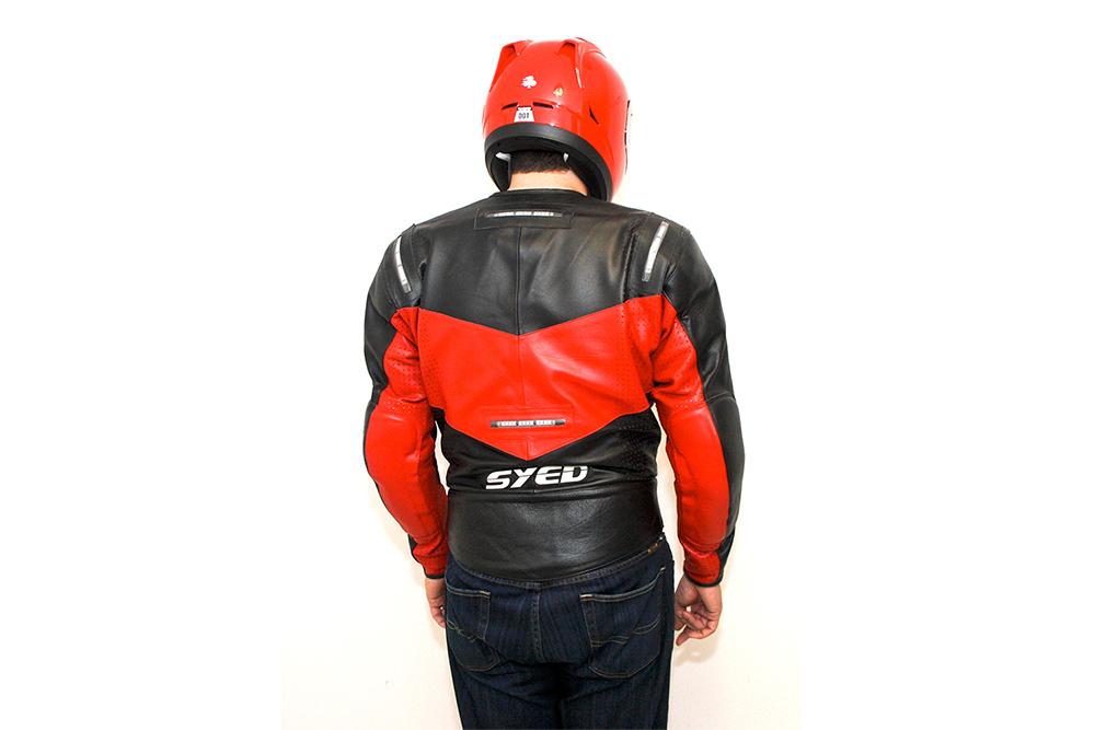 motorcycle jacket with blinkers