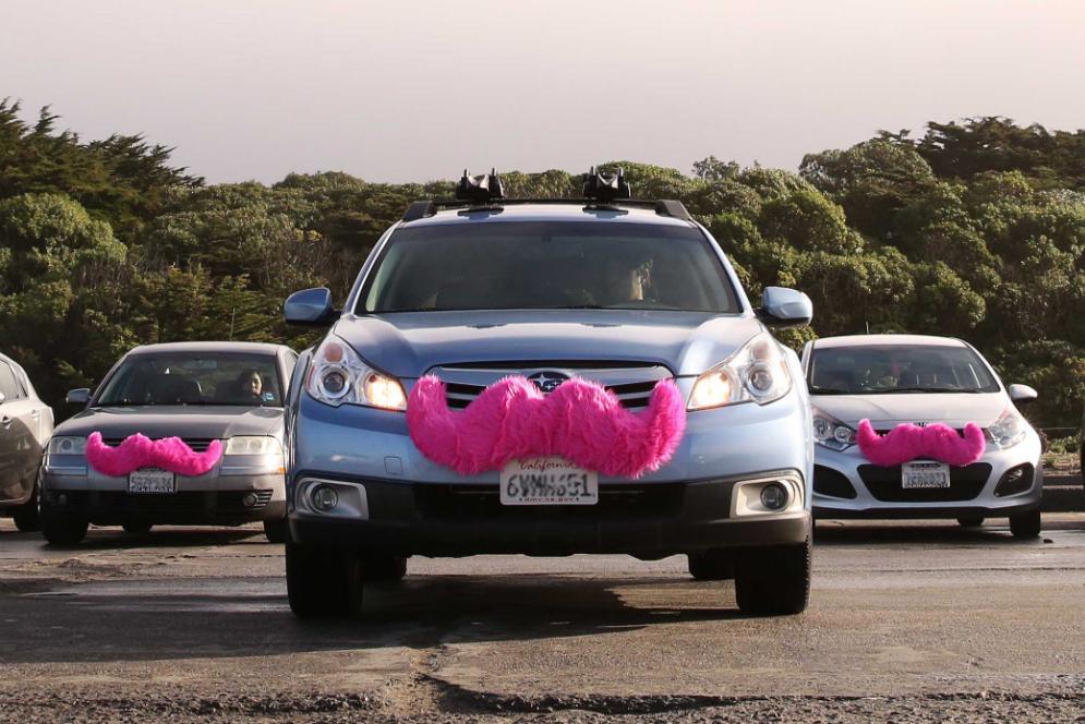 Lyft shaves off its pink mustache, replaces it with 'glowstache