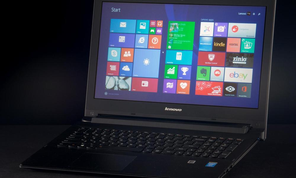 Lenovo Flex 2 15 front angle