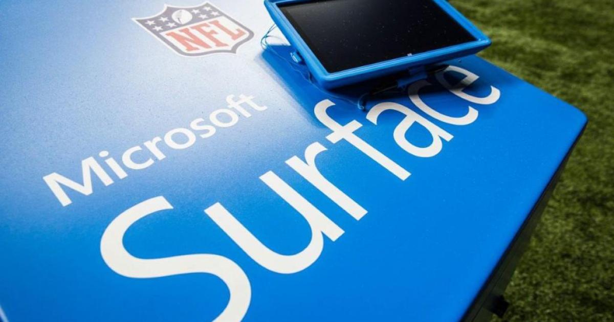 Surface Pro tablet tossed into the stands by NFL coach is fine