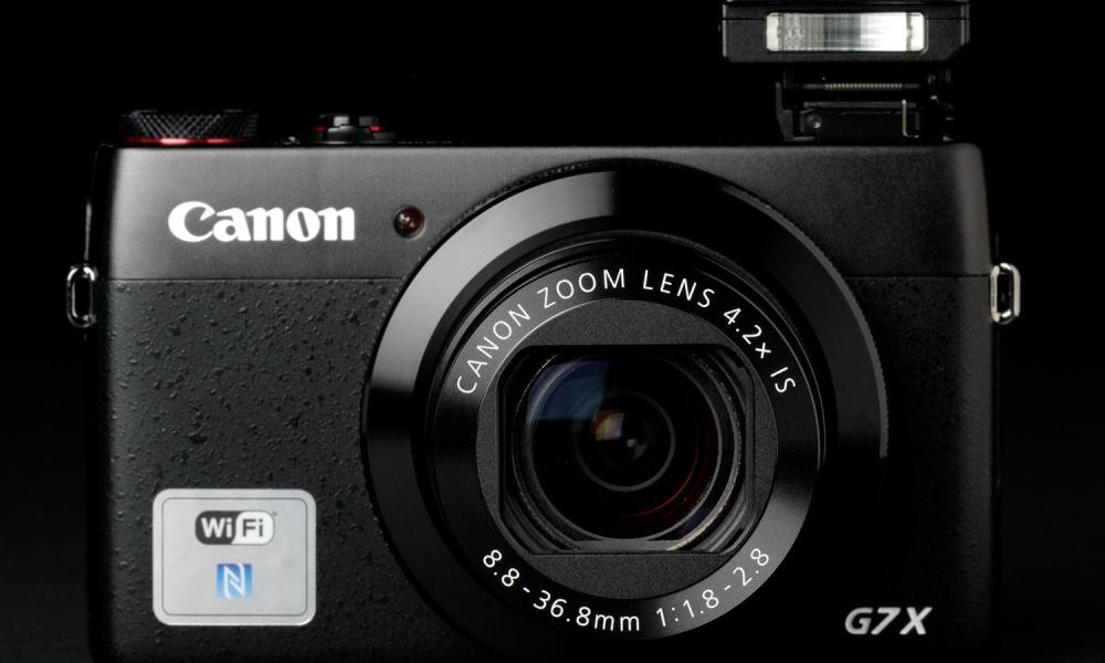 Canon G7x front flash