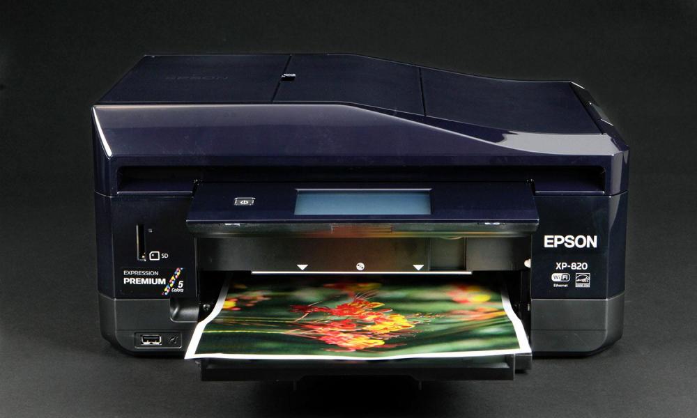 EPSON XP 820 front tray