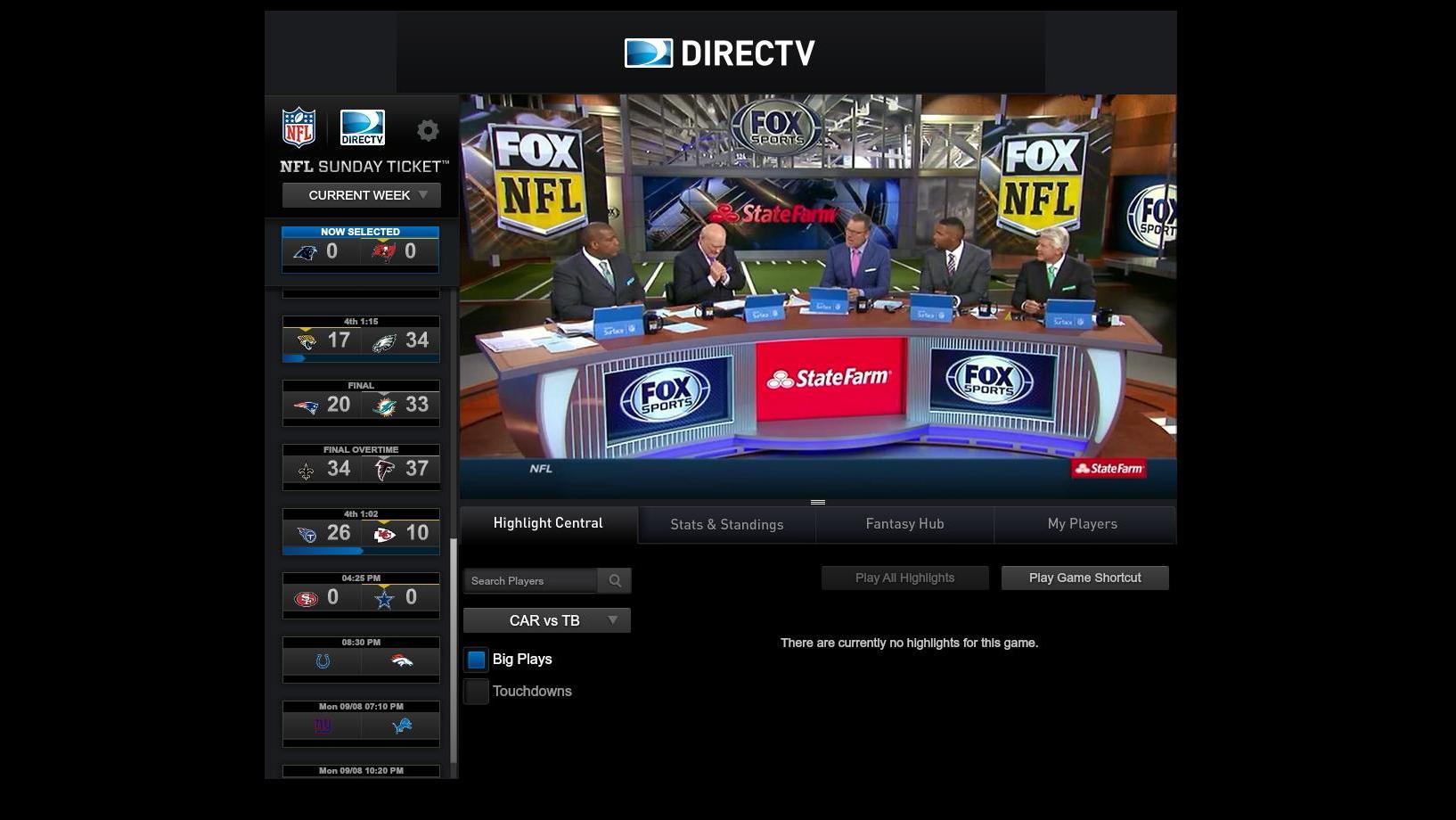 NFL Live Streams Hands on With NFL Sunday Ticket.tv Digital Trends