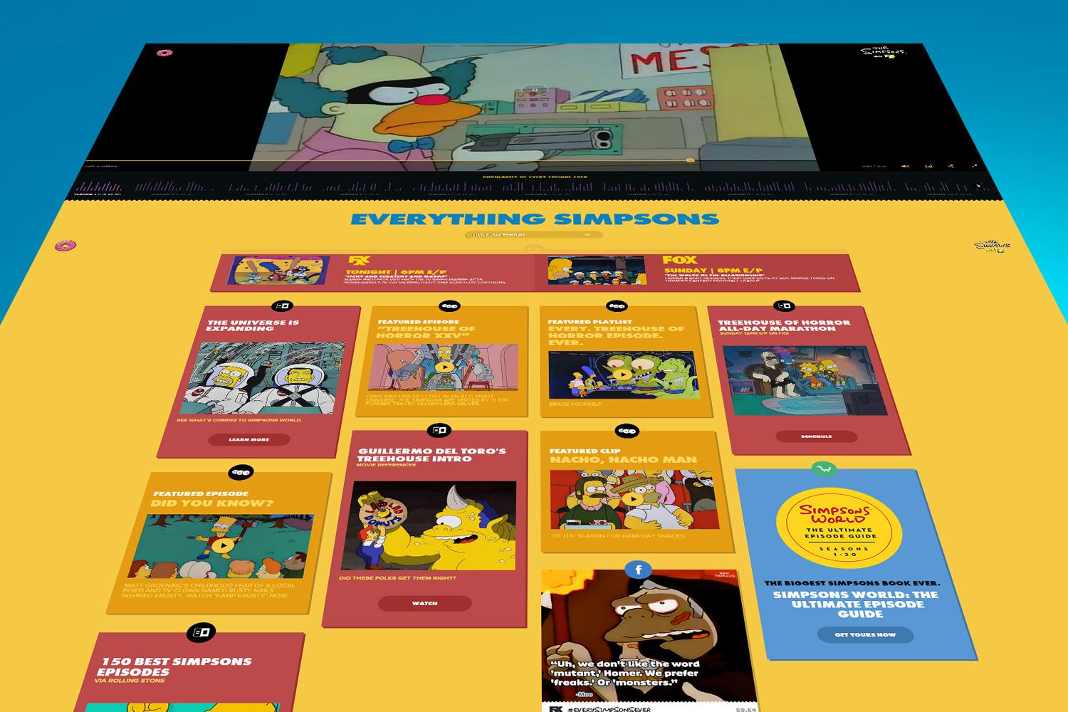 Watch every episode of The Simpsons online at Simpsons World