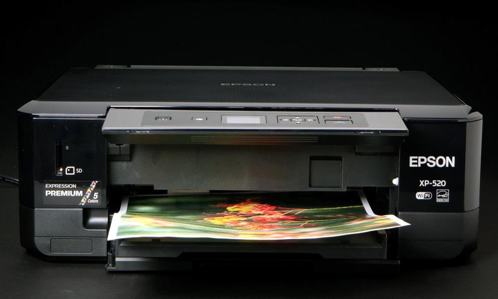 EPSON XP 520 front printing