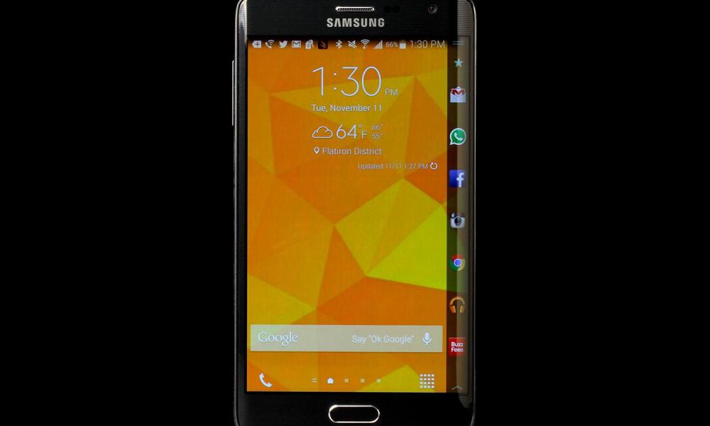 Samsung Galaxy Note Edge home