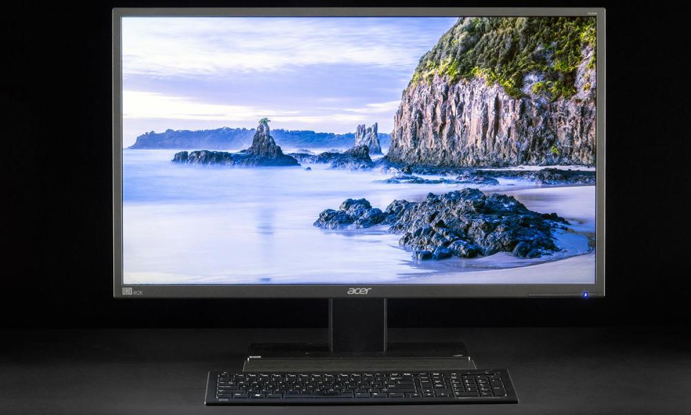 Acer B326HK 4K monitor front