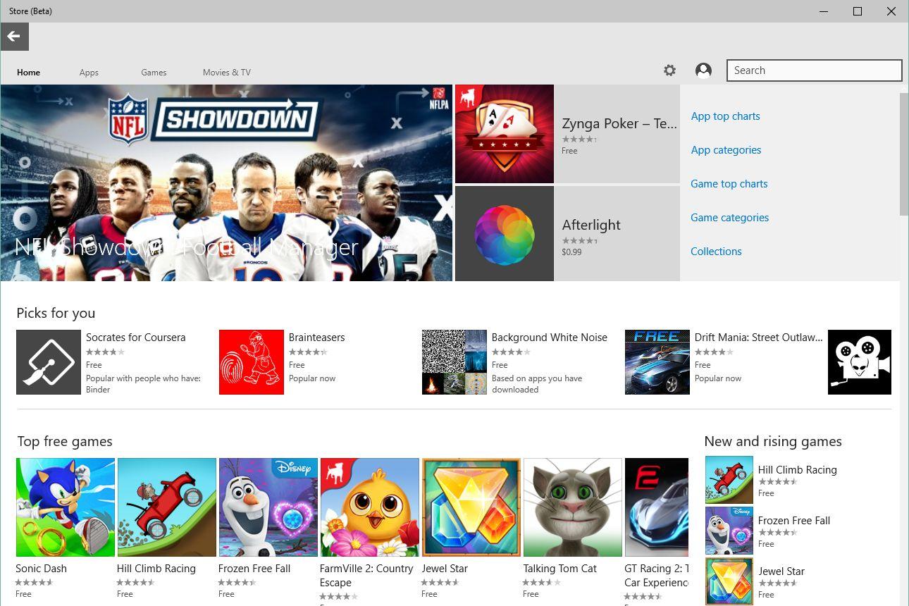 Top Rated Free Games from the Windows 10 Store