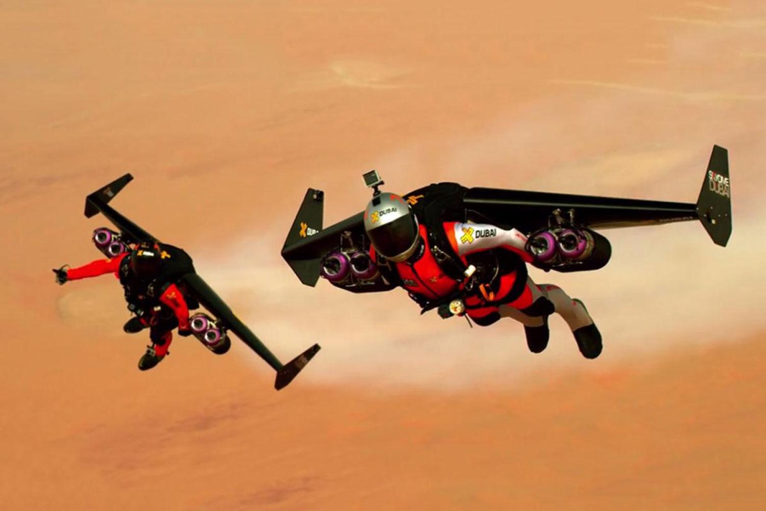 VIDEO: Daredevils soar over Dubai with JETPACKS in stunning 4K footage