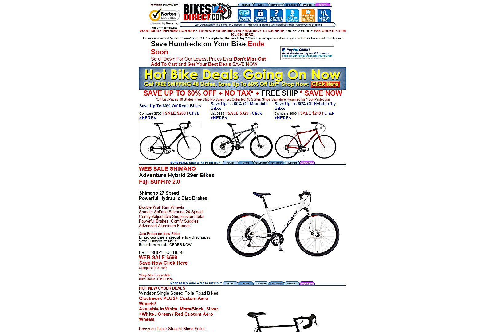 Bikes direct online hybrid