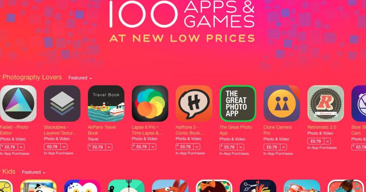 The App Store's New Apps and Games of the Week Collections