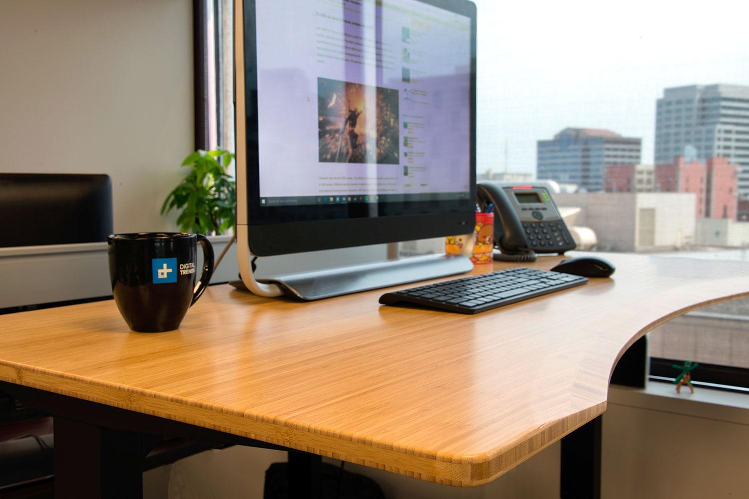 Bamboo on sale jarvis desk